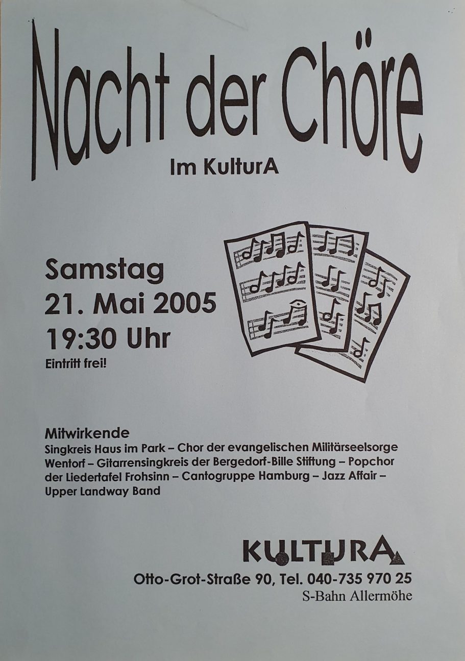 Nacht der Chöre in Bergedorf 2005